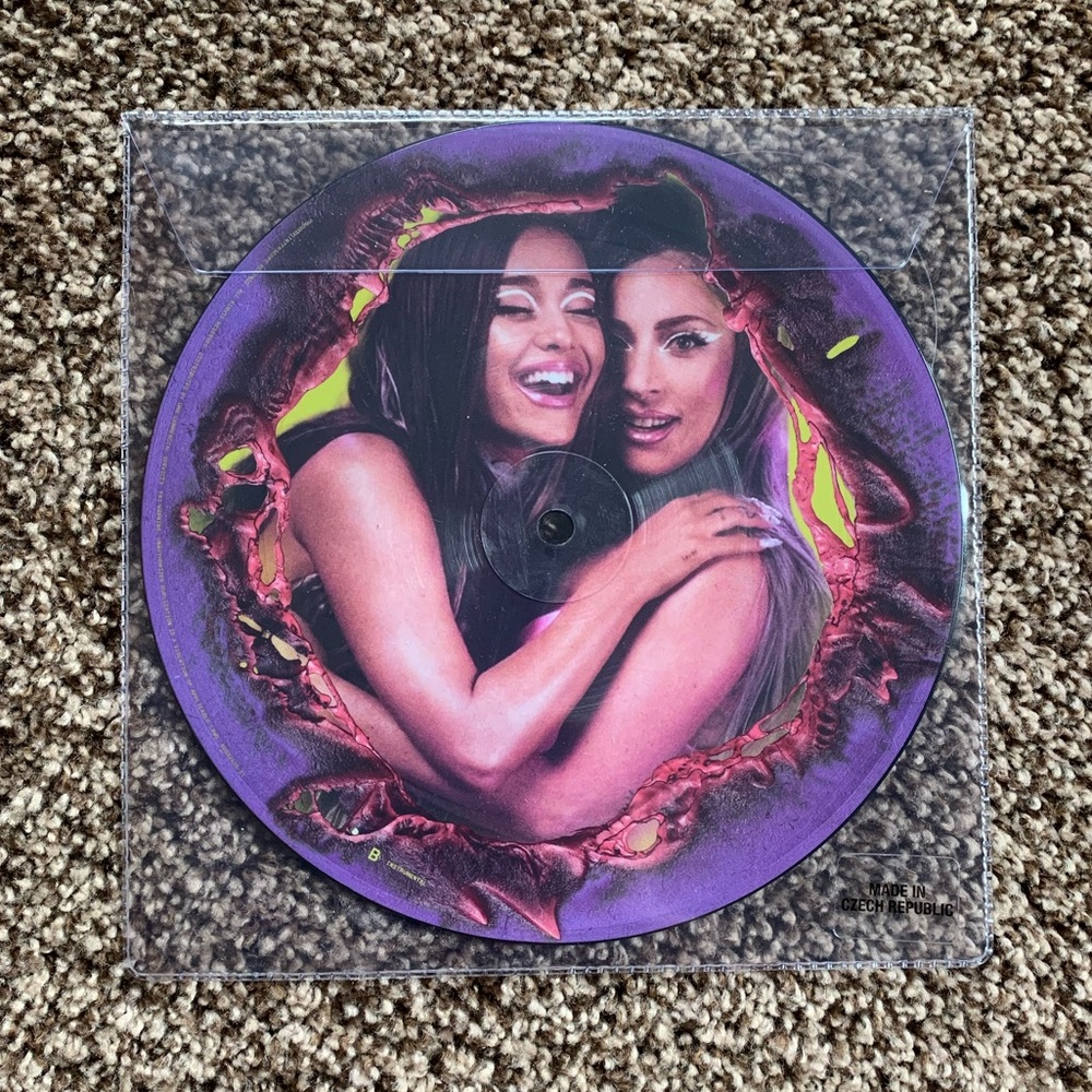 NEW Ariana Grande & Lady Gaga Vinyl Rain On Me